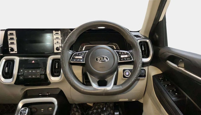 2021 KIA SONET HTX 1.0 IMT, Petrol, Manual, 31,488 km, Steering Wheel Close Up