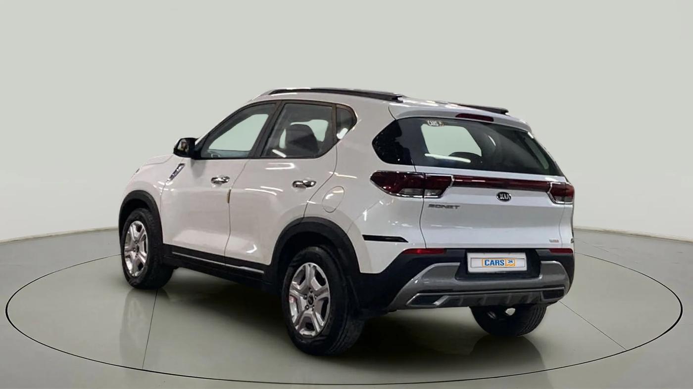 2021 KIA SONET HTX 1.0 IMT, Petrol, Manual, 31,488 km, Left Back Diagonal