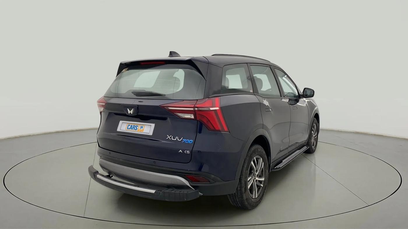 2022 Mahindra XUV700 AX 5 P AT 5 STR, Petrol, Automatic, 6,966 km, Right Back Diagonal