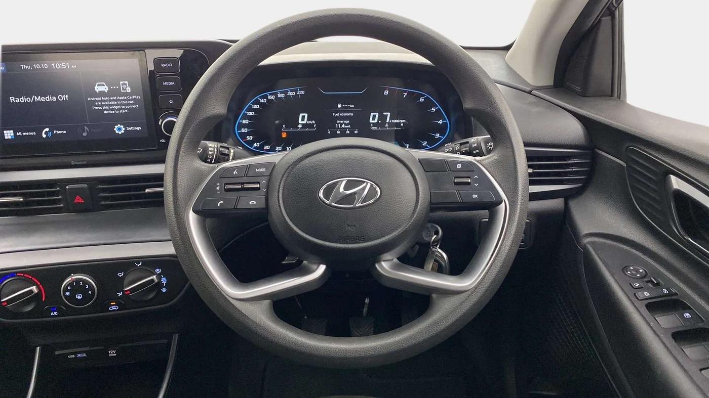 2021 Hyundai NEW I20 SPORTZ 1.2 MT, Petrol, Manual, 29,850 km, Steering Wheel Close Up