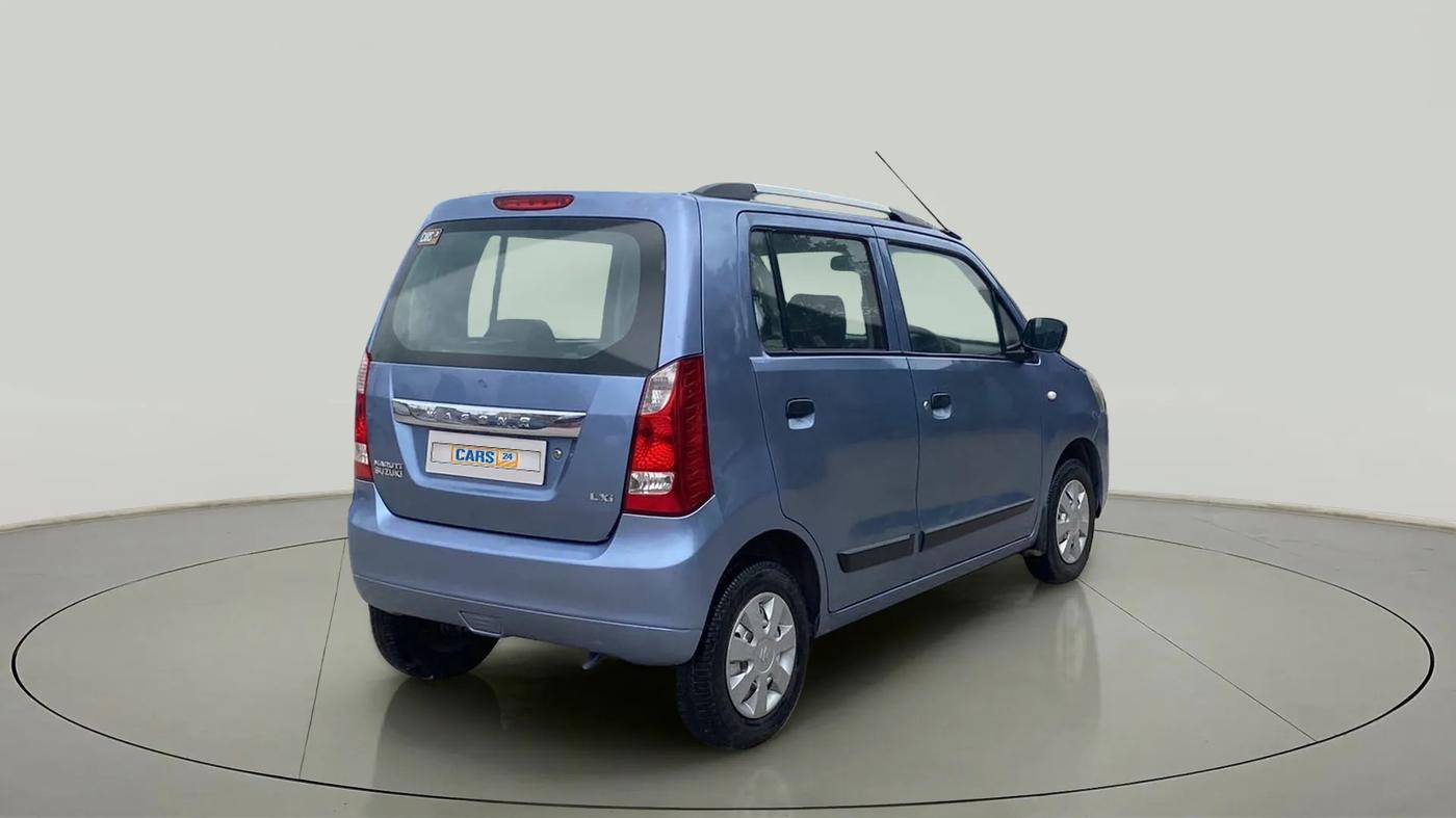 2014 Maruti Wagon R 1.0 LXI CNG, CNG, Manual, 96,281 km, Right Back Diagonal