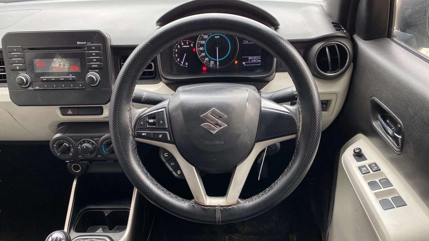 2018 Maruti IGNIS DELTA 1.2, Petrol, Manual, 47,928 km, Steering Wheel Close Up