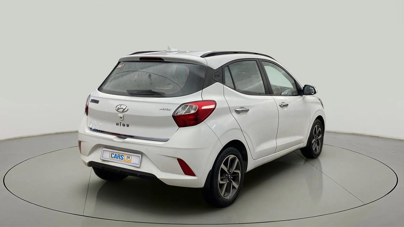 2019 Hyundai GRAND I10 NIOS ASTA 1.2 KAPPA VTVT, Petrol, Manual, 37,677 km, Right Back Diagonal