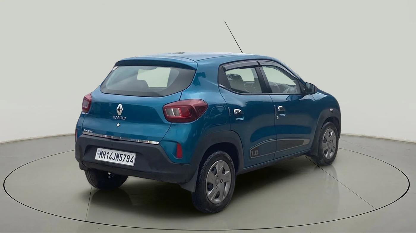 2021 Renault Kwid RXT 1.0 (O), Petrol, Manual, 11,471 km, Right Back Diagonal