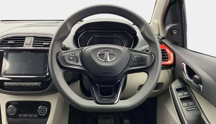 2022 Tata Tiago XZA PLUS DUAL TONE PETROL, Petrol, Automatic, 10,911 km, Steering Wheel Close Up