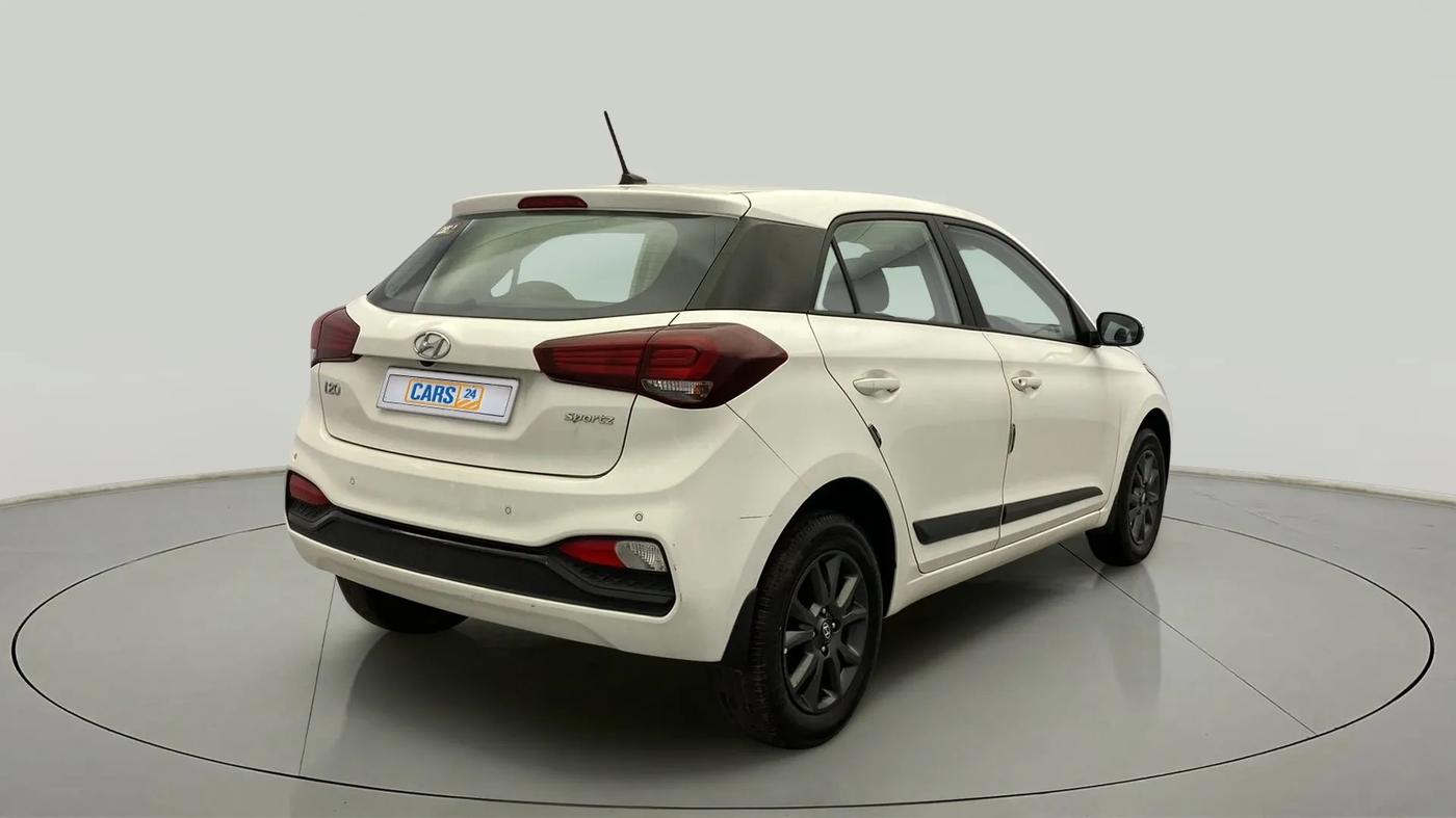 2019 Hyundai Elite i20 SPORTZ PLUS 1.2, Petrol, Manual, 21,649 km, Right Back Diagonal
