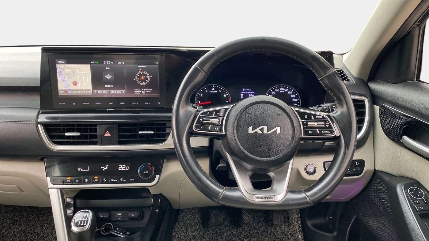 2022 KIA SELTOS HTX 1.5 PETROL, Petrol, Manual, 58,694 km, Air Conditioner