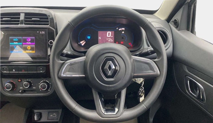 2020 Renault Kwid RXT 1.0 AMT (O), Petrol, Automatic, 5,762 km, Steering Wheel Close Up