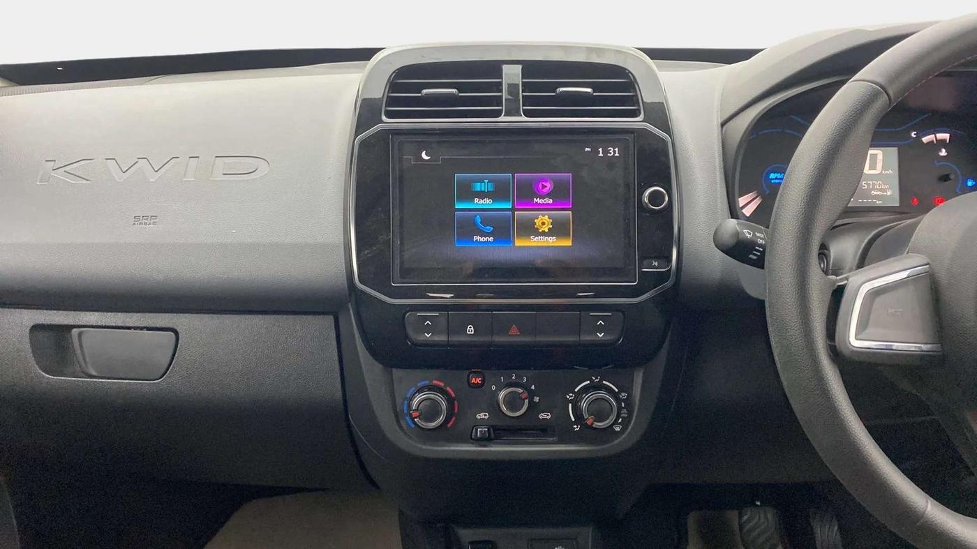 2020 Renault Kwid RXT 1.0 AMT (O), Petrol, Automatic, 5,762 km, Air Conditioner