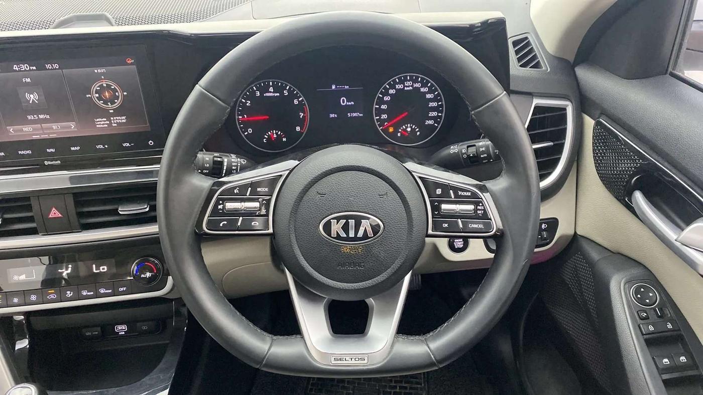 2020 KIA SELTOS HTX 1.5 PETROL, Petrol, Manual, 51,917 km, Steering Wheel Close Up
