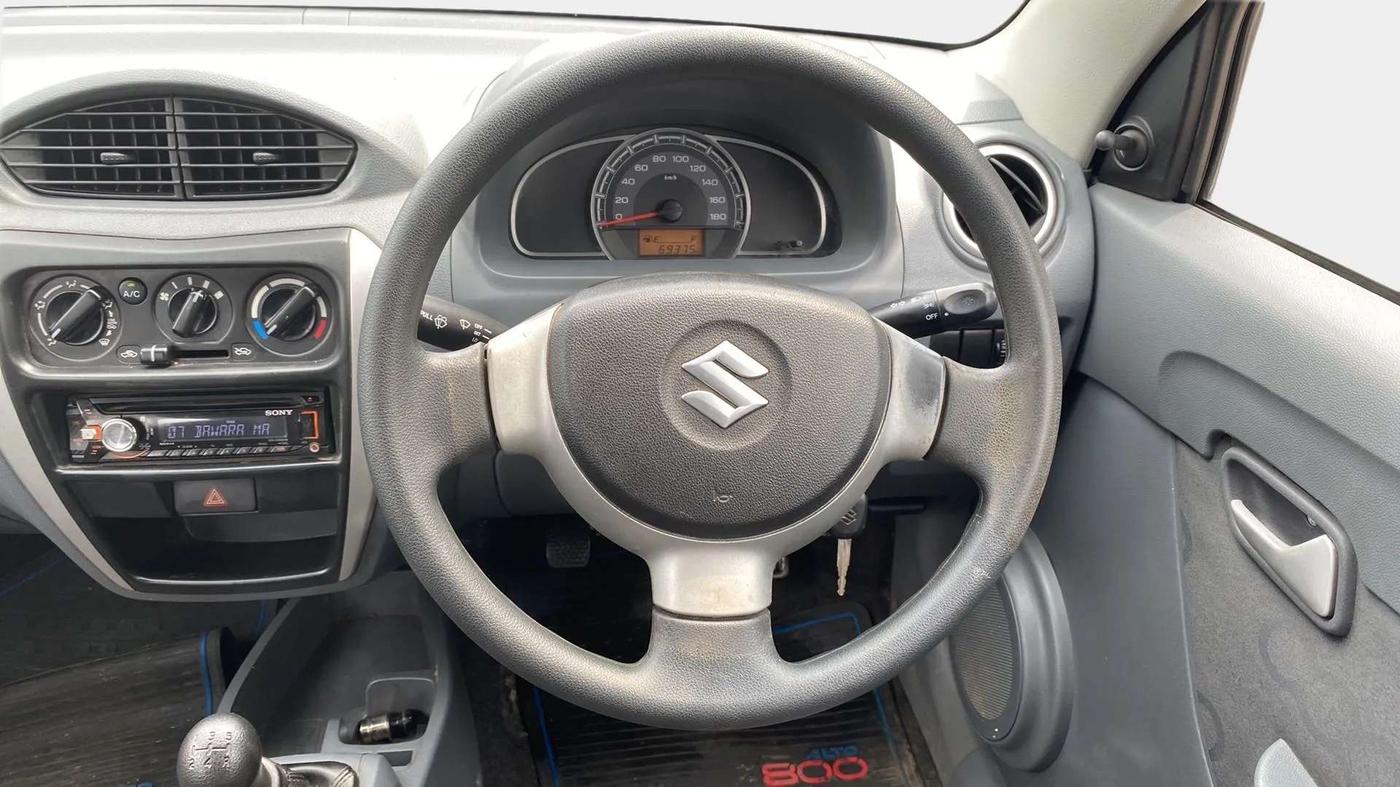 2014 Maruti Alto 800 LXI, Petrol, Manual, 69,378 km, Steering Wheel Close Up