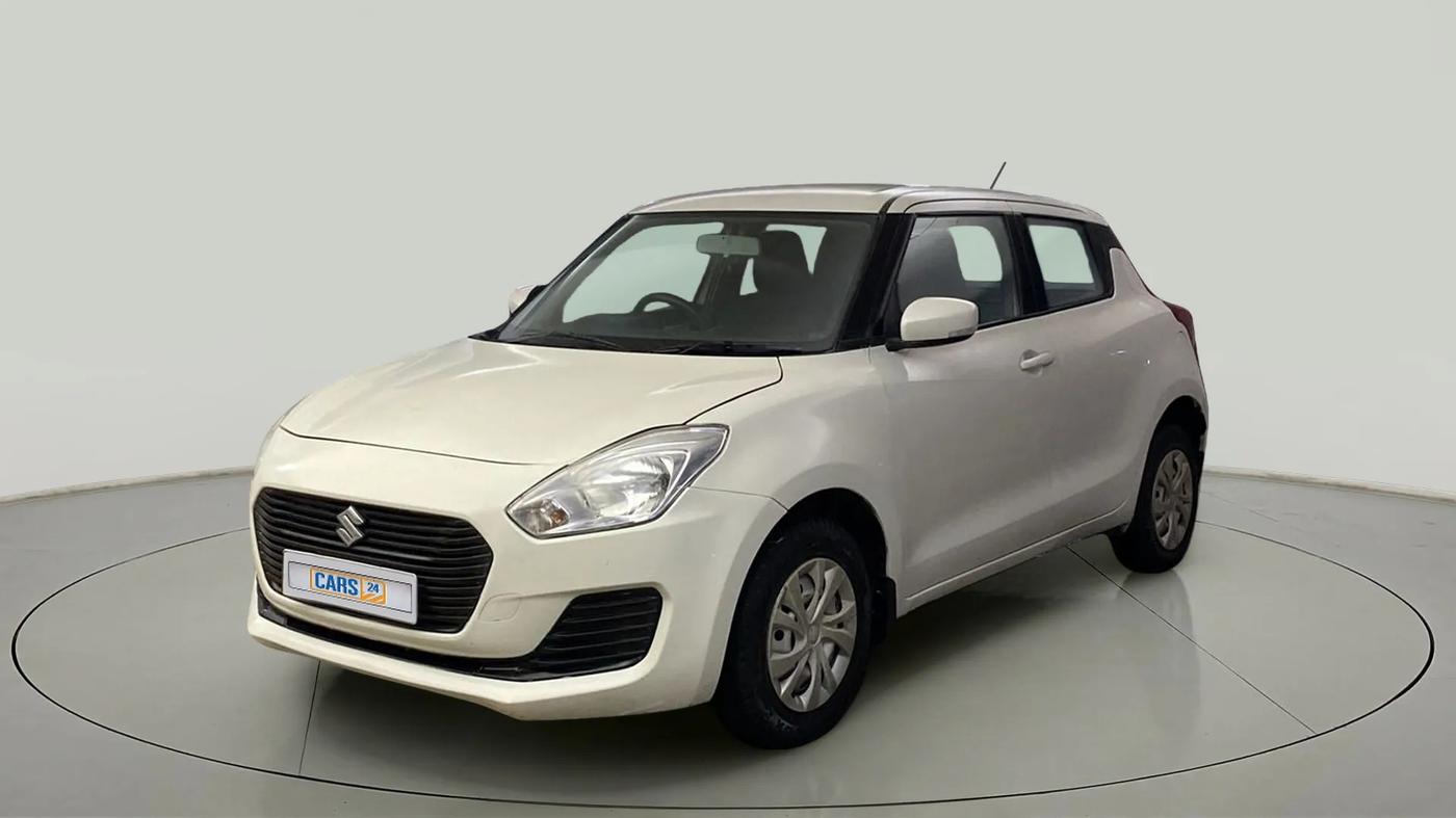2018 Maruti Swift VXI, CNG, Manual, 78,058 km, Left Front Diagonal