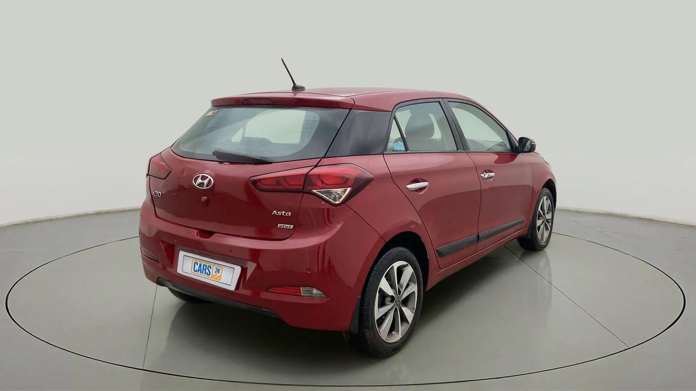 2016 Hyundai Elite i20 ASTA 1.2, Petrol, Manual, 77,611 km, Right Back Diagonal