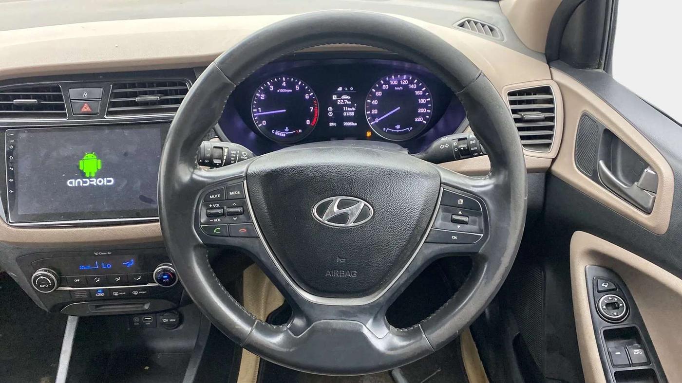 2016 Hyundai Elite i20 ASTA 1.2, Petrol, Manual, 77,611 km, Steering Wheel Close Up