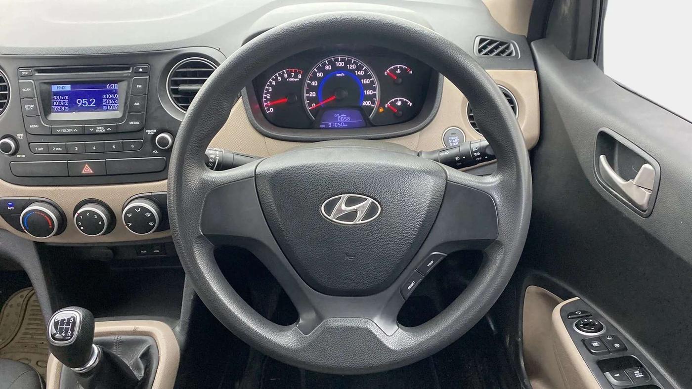 2013 Hyundai Grand i10 SPORTZ 1.2 KAPPA VTVT, Petrol, Manual, 91,026 km, Steering Wheel Close Up