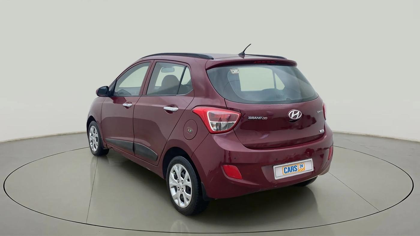 2013 Hyundai Grand i10 SPORTZ 1.2 KAPPA VTVT, Petrol, Manual, 91,026 km, Left Back Diagonal