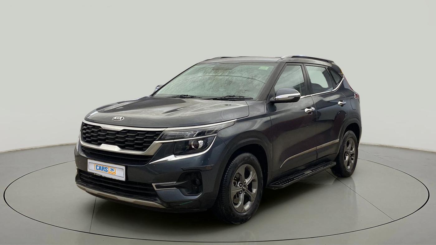 2020 KIA SELTOS HTK PLUS AT 1.5 DIESEL, Diesel, Automatic, 65,455 km, Left Front Diagonal