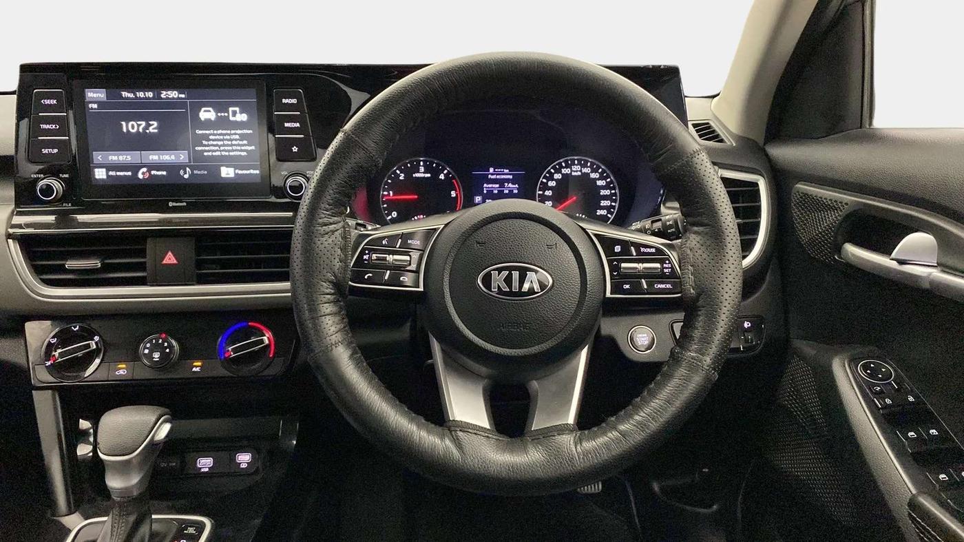 2020 KIA SELTOS HTK PLUS AT 1.5 DIESEL, Diesel, Automatic, 65,455 km, Steering Wheel Close Up