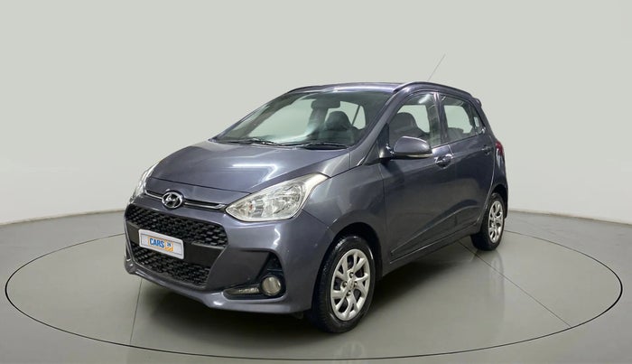 2018 Hyundai Grand i10 SPORTZ 1.2 KAPPA VTVT, Petrol, Manual, 24,611 km, Left Front Diagonal