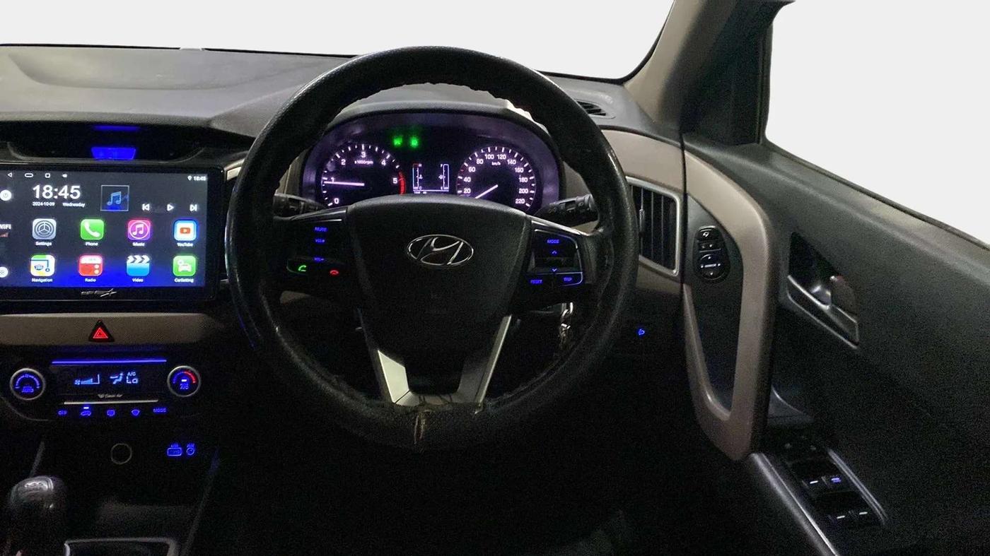 2018 Hyundai Creta SX 1.6 DIESEL, Diesel, Manual, 98,122 km, Steering Wheel Close Up
