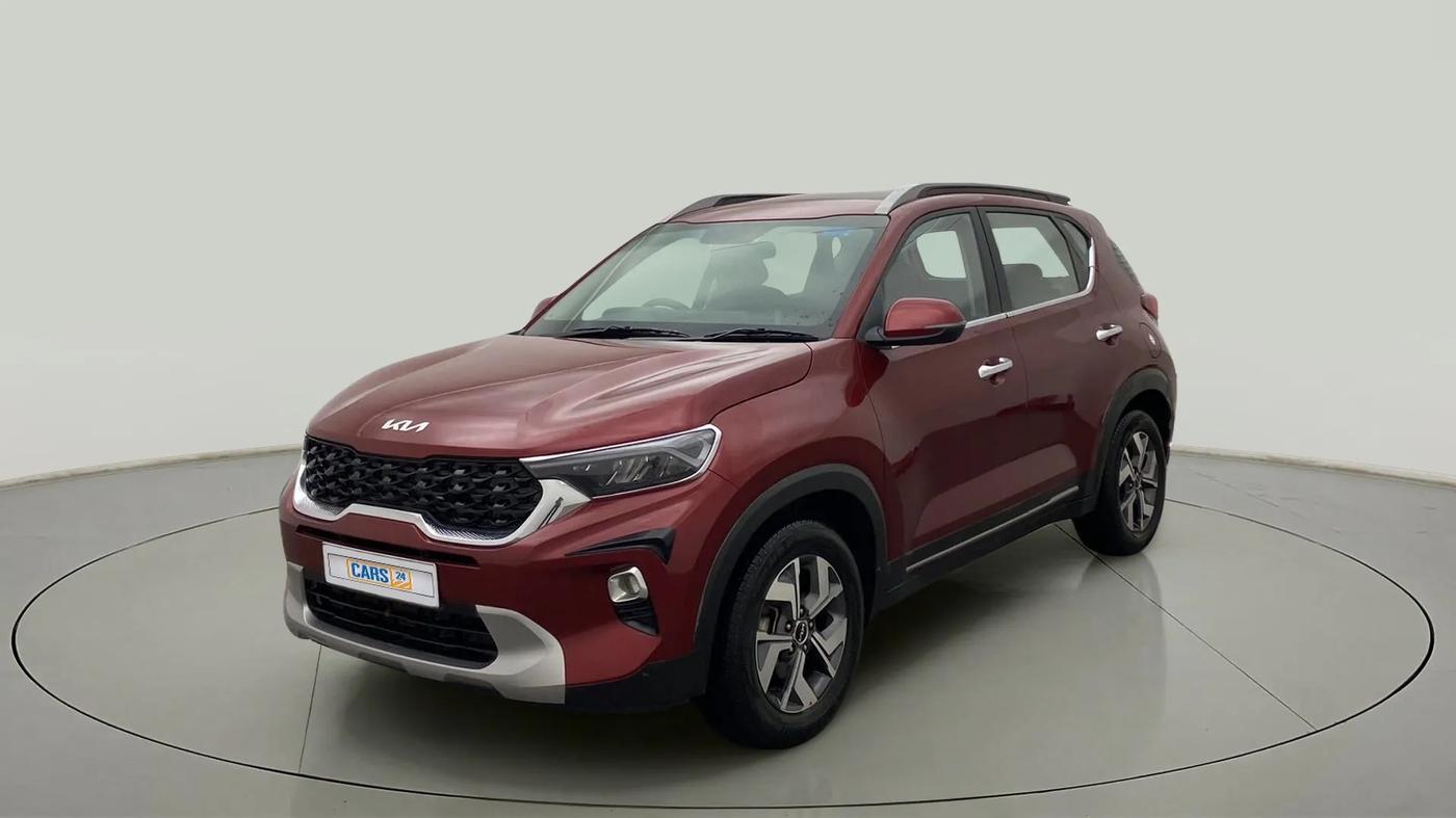 2022 KIA SONET HTX 1.0 DCT, Petrol, Automatic, 22,001 km, Left Front Diagonal