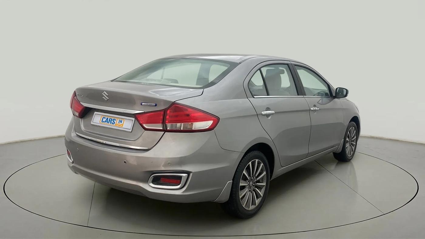2018 Maruti Ciaz ALPHA  AT 1.5 SHVS PETROL, Petrol, Automatic, 58,396 km, Right Back Diagonal