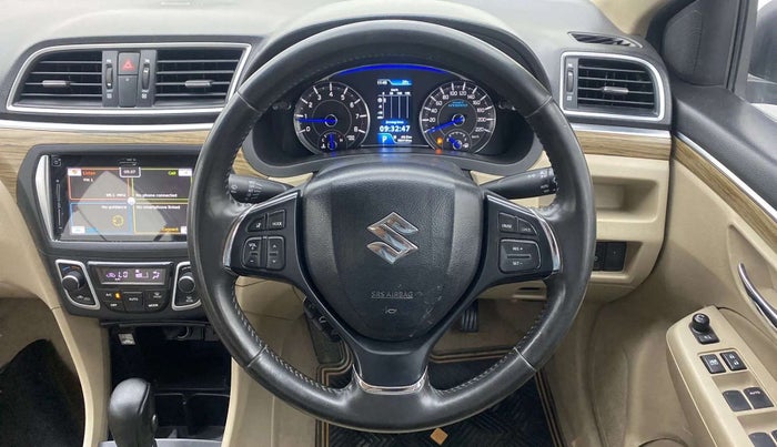 2018 Maruti Ciaz ALPHA  AT 1.5 SHVS PETROL, Petrol, Automatic, 58,396 km, Steering Wheel Close Up
