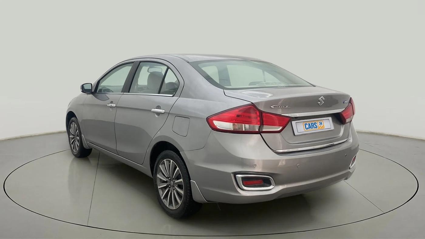 2018 Maruti Ciaz ALPHA  AT 1.5 SHVS PETROL, Petrol, Automatic, 58,396 km, Left Back Diagonal