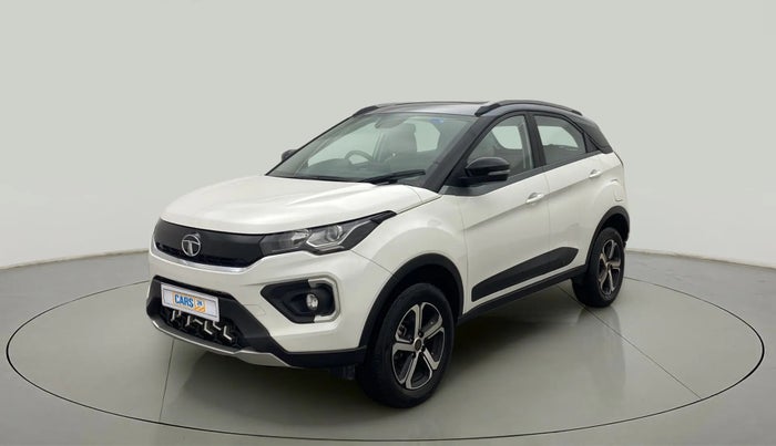 2023 Tata NEXON XZ PLUS LUX SUNROOF DUAL TONE PETROL, Petrol, Manual, 12,351 km, Left Front Diagonal
