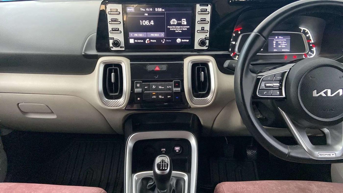 2022 KIA SONET HTX ANNIVERSARY EDITION 1.5, Diesel, Manual, 60,511 km, Air Conditioner