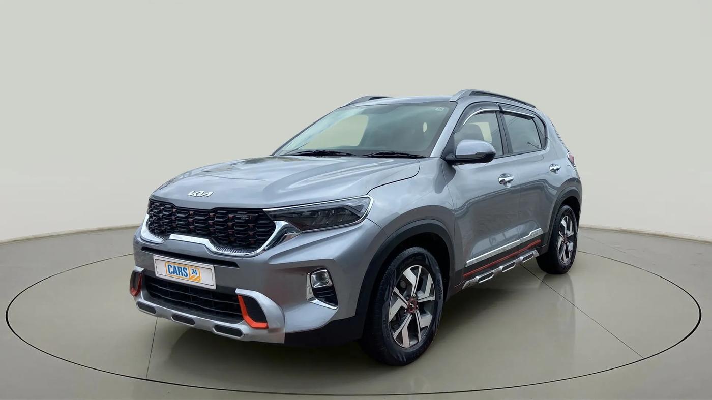 2022 KIA SONET HTX ANNIVERSARY EDITION 1.5, Diesel, Manual, 60,511 km, Left Front Diagonal
