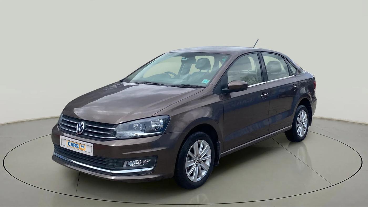 2015 Volkswagen Vento HIGHLINE 1.6 MPI, Petrol, Manual, 11,064 km, Left Front Diagonal