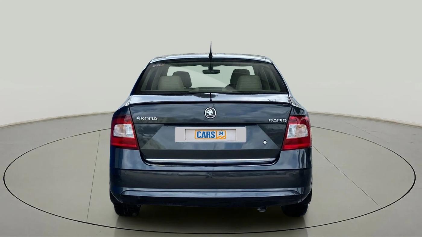 2017 Skoda Rapid STYLE 1.5 TDI AT, Diesel, Automatic, 87,587 km, Back/Rear
