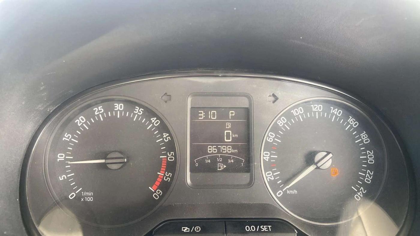 2017 Skoda Rapid STYLE 1.5 TDI AT, Diesel, Automatic, 87,587 km, Odometer Image