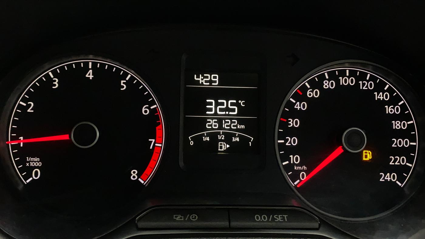 2021 Volkswagen Polo TRENDLINE 1.0L, Petrol, Manual, 26,721 km, Odometer Image