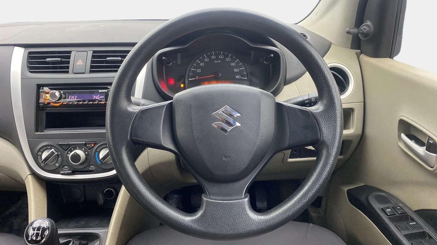2014 Maruti Celerio VXI, Petrol, Manual, 64,498 km, Steering Wheel Close Up