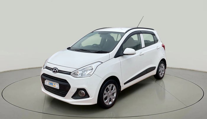2016 Hyundai Grand i10 SPORTZ 1.2 KAPPA VTVT, Petrol, Manual, 64,738 km, Left Front Diagonal
