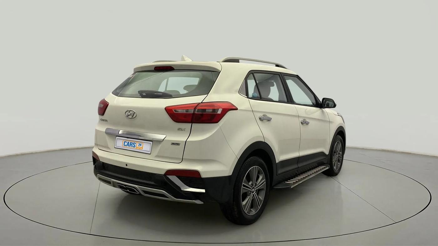 2017 Hyundai Creta SX PLUS AT 1.6 PETROL, Petrol, Automatic, 33,123 km, Right Back Diagonal