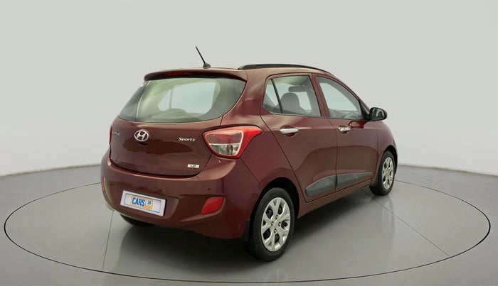 2014 Hyundai Grand i10 SPORTZ 1.2 KAPPA VTVT, Petrol, Manual, 49,743 km, Right Back Diagonal