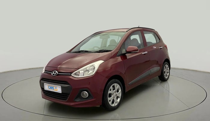 2014 Hyundai Grand i10 SPORTZ 1.2 KAPPA VTVT, Petrol, Manual, 49,743 km, Left Front Diagonal