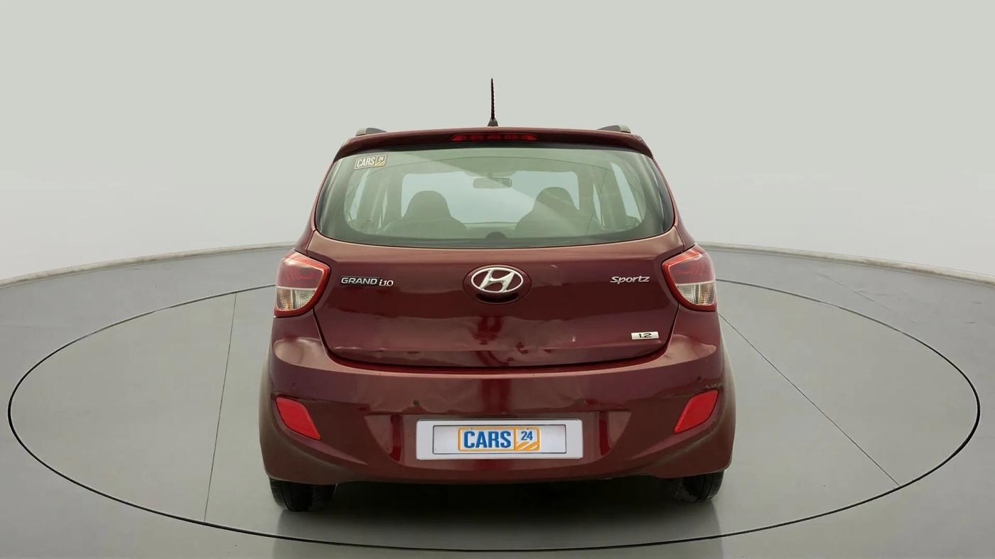 2014 Hyundai Grand i10 SPORTZ 1.2 KAPPA VTVT, Petrol, Manual, 49,743 km, Back/Rear