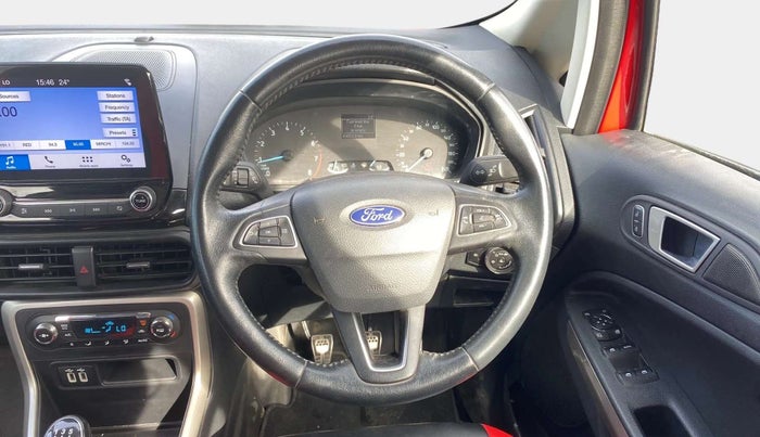 2018 Ford Ecosport TITANIUM 1.5L PETROL, Petrol, Manual, 40,662 km, Steering Wheel Close Up