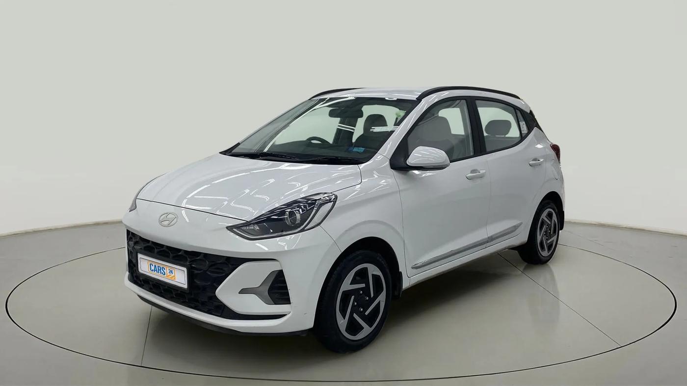 2024 Hyundai GRAND I10 NIOS SPORTZ AMT 1.2 KAPPA VTVT, Petrol, Automatic, 4,431 km, Left Front Diagonal