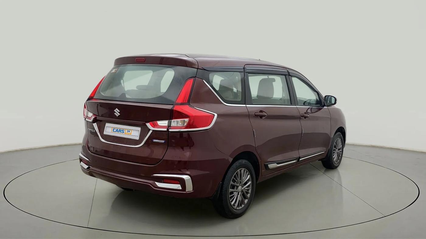 2020 Maruti Ertiga VXI AT SHVS, Petrol, Automatic, 44,163 km, Right Back Diagonal