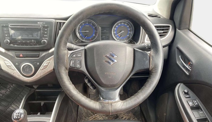 2017 Maruti Baleno DELTA PETROL 1.2, Petrol, Manual, 34,022 km, Steering Wheel Close Up