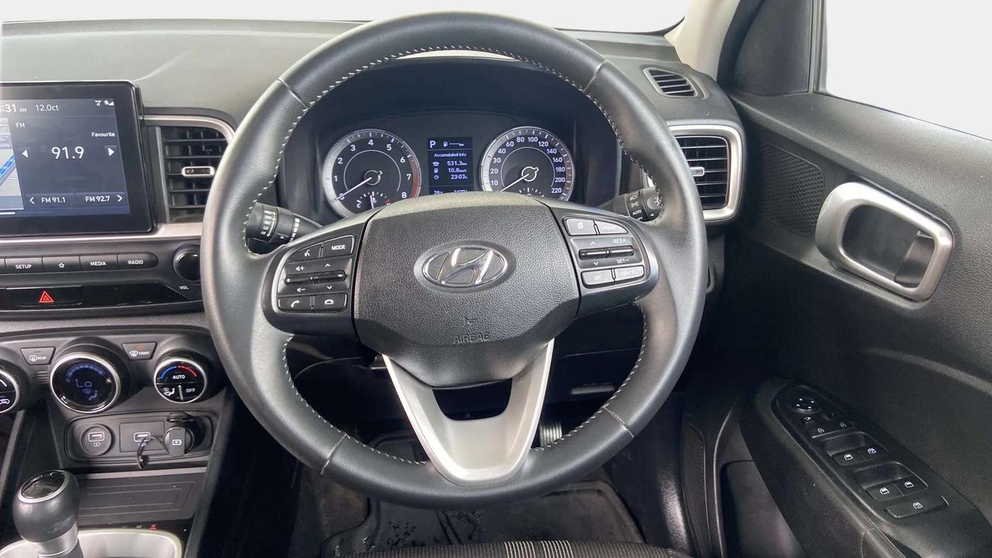 2019 Hyundai VENUE SX PLUS 1.0 TURBO DCT, Petrol, Automatic, 34,772 km, Steering Wheel Close Up