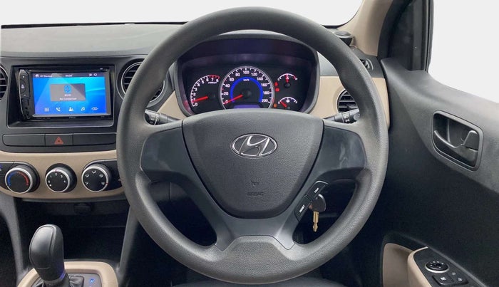 2018 Hyundai Grand i10 MAGNA AT 1.2 KAPPA VTVT, Petrol, Automatic, 28,414 km, Steering Wheel Close Up