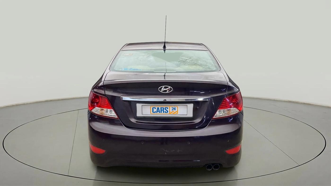 2012 Hyundai Verna FLUIDIC 1.6 VTVT EX, Petrol, Manual, 52,744 km, Back/Rear