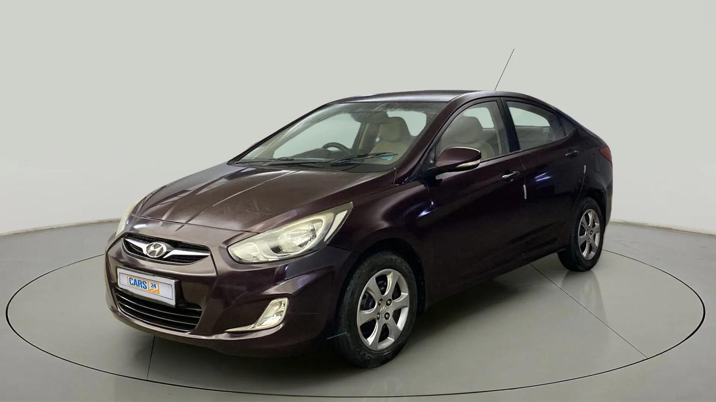 2012 Hyundai Verna FLUIDIC 1.6 VTVT EX, Petrol, Manual, 52,744 km, Left Front Diagonal