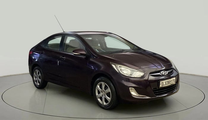 2012 Hyundai Verna FLUIDIC 1.6 VTVT EX, Petrol, Manual, 52,744 km, Right Front Diagonal